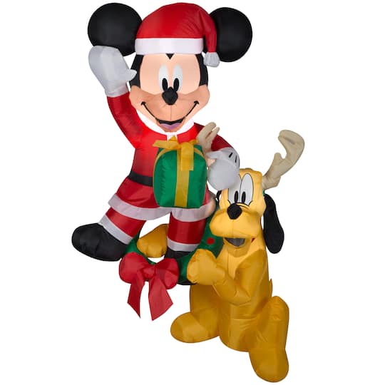 5ft. Airblown&#xAE; Inflatable Disney Hanging Mickey &#x26; Pluto